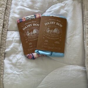 Dairy Boy Women's Pajama Set - Pink and Blue